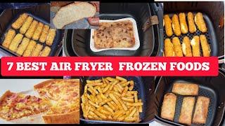 HOW TO COOK FROZEN FOOD IN THE AIR FRYER .7 STORE BOUGHT FROZEN FOODS WITH BEST TIPS AND TRICKS.