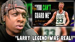 Larry Bird Trash Talking Reaction!