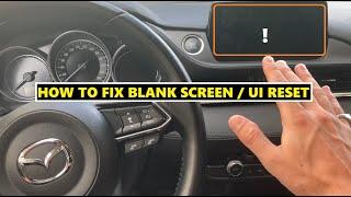 Fix Mazda Infotainment Blank Screen and CarPlay Connecting Issues - Reset Procedure