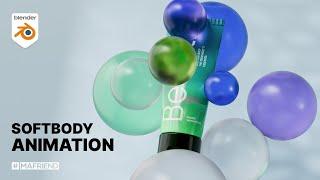 Cosmetic Tube Animation with Softbody physics: Beginner Product Animation Tutorial in Blender