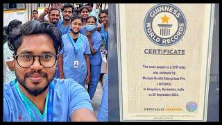 Guinness world record achievement at Manipal Hospitals ,bengaluru , India #guinnessrecord