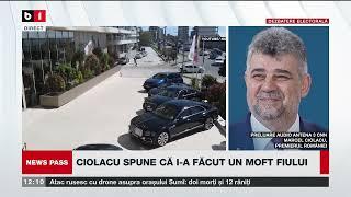 NEWS PASS CU L. CHIRIAC. ULTIMUL SONDAJ: SCOR SPECTACULOS. CIOLACU RECUNOAȘTE ASOCIEREA CU NORDIS P1