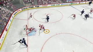 NHL 09 (NHL 20 MOD) Lucky bounces!!!