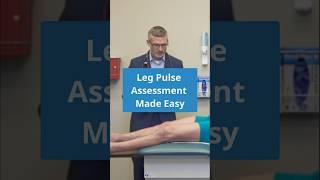 How to Locate Leg Pulses Like a Great Nurse 🩺