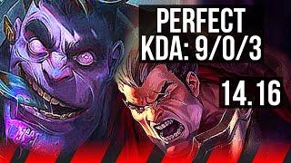 DR. MUNDO vs DARIUS (TOP) | 9/0/3, Legendary | EUW Master | 14.16