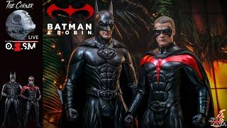 THE CORNER: HOT TOYS BATMAN & ROBIN 1/6 SCALE MOVIE MASTERPIECE FIGURES