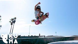 Awesome Kids - 9 Year Old Pro Skateboarder Destroys the Venice Skatepark 