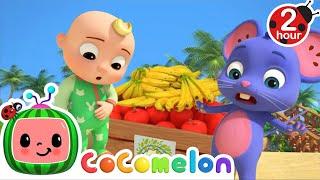 Apples and Bananas! | 2 HOUR CoComelon Animal Time | Animal Nursery Rhymes