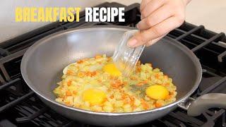 Try this Egg, Potato and Carrot breakfast recipe