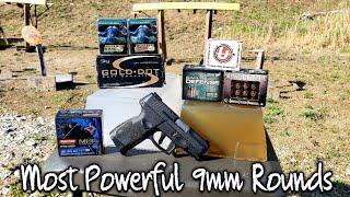 The Most Powerful 9mm Ammo You Can Buy - Ballistic Gel Test