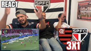 REACT FLAMENGO 3X1 SÃO PAULO - VERGONHA, ERA PRA TER SIDO MAIS!