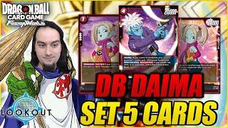 DBSCG FUSION WORLD – DRAGON BALL DAIMA SET 5 REVEALS!