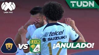 ¡ANULADO! Toto Salvio había anotado el primero | Pumas vs León | CL2024 - Liga Mx J15 | TUDN