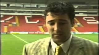 Dean Saunders scores one of the most innovative goals ever