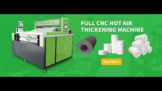 PE Foam Roll Bonding Hot Air Thickening Machine