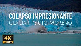 ️ Desprendimiento HISTÓRICO Glaciar Perito Moreno ️ Base collapse glacier amazing