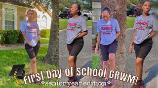 FIRST DAY OF SCHOOL GRWM!  *SENIOR YEAR EDITION* || JADA DESIREE