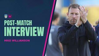 Mike Williamson speaks following draw against Colchester