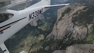 Yosemite National Park Flyover with Learn The Finer Points Mountain Flying Camp