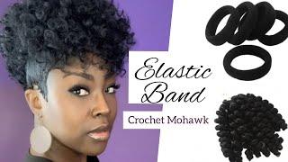 Braidless Crochet Mohawk | 2X Freetress Ringlet wand curl Crochet Hack 