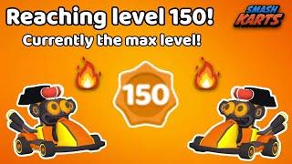 Reaching level 150 in Smash Karts! (Currently the max level!)