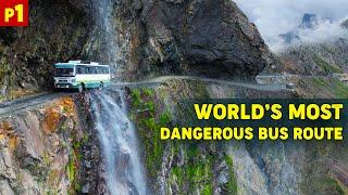 CHAMBA TO KILLAR - HRTC bus ride on world’s most dangerous route | Life in Pangi Valley P-1 | Himbus