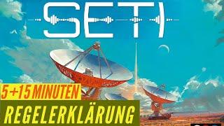 SETI Regeln Anleitung Erklärung Regelvideo Brettspiel Kennerspiel