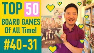 My TOP 50 Board Games of ALL Time (No.40 - 31)