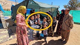 Preparing nomadic children to go to school; Start of schools