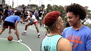 Nick Briz and Ballislife Pulled Up On Me & WANTED SMOKE! (Mic’d Up 5v5)