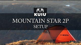 Mountain Star 2-Person Backpacking Tent Setup