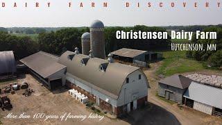 Drone view of the Christensen's Dairy Farm