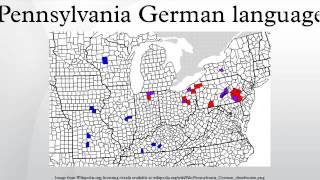 Pennsylvania German language