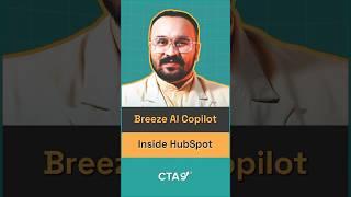 Using Breeze AI Copilot Inside HubSpot.  #shorts #ytshorts