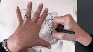 Ninette Kruger Metal Art: Metal Embossing and pewter art process video