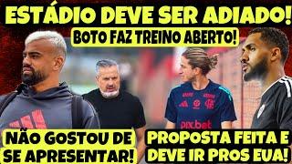 URGENTE! ESTÁDIO ADIADO? TREINO ABERTO NO MENGÃO! €25 MI POR JUNINHO! FABRÍCIO BRUNO CONTRARIADO!