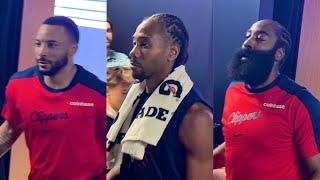 Kawhi Leonard, James Harden, Norman Powell  Immediately After Kawhi Debut And Clippers Win Vs Hawks