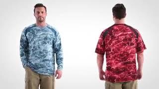 Guide Gear Performance Fishing Shirt, Mossy Oak Elements