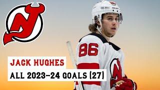 Jack Hughes (#86) All 27 Goals of the 2023-24 NHL Season