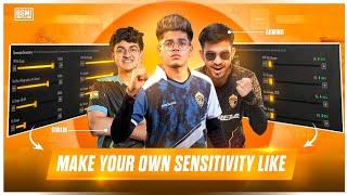 Make Your Own Sensitivity Like Pro 100% | Best Bgmi Sensitivity  | I Make My Own Bgmi Sensitivity