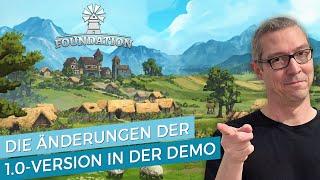 Die Änderungen der kommenden Release-Version in der Demo angespielt  Foundation Demo 