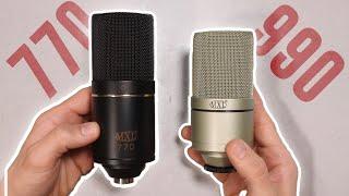 MXL-770 vs MXL-990 Spoken Word Comparison