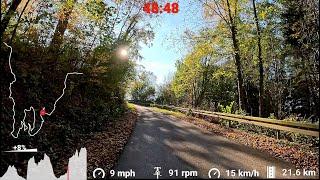 Ultimate Autumn Indoor Cycling Rocks Workout Saarland‍️ Garmin 4K Video