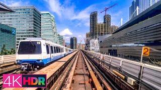 Taipei, Taiwan, MRT Ride from Taipei Nangang Exhibition Center to Taipei Zoo｜Wenhu Line｜4K HDR