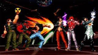 Kof Mugen Ralf Team VS Orochi Iori Team