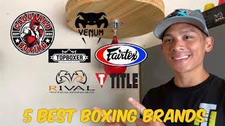 What Are The 5 BEST BRANDS Of Boxing And Combat Equipment Of 2021?