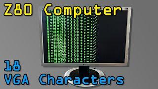 Z80 Computer - Part 18 VGA Horizontal Characters