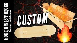 UNBOXING A CUSTOM SKATEBOARD! 