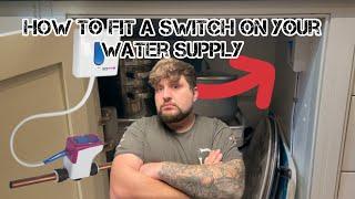 How to fit a SURE STOP switch for mains water *simple*