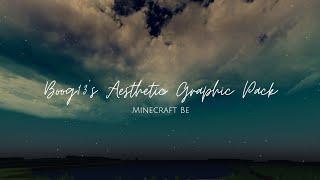 ִ ࣪𖤐 Best Shader for Minecraft: Boog13's Aesthetic Graphic Pack | Render Dragon